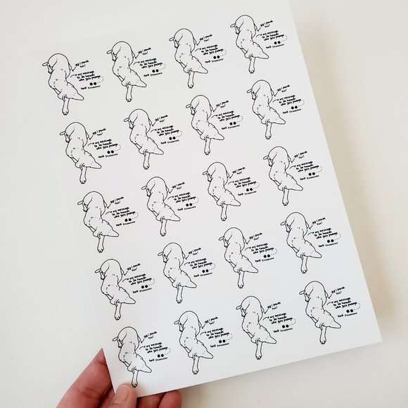 LB051 Dog Puppy Posh Helper Sticker [Price Firm] - Picture 3 of 10